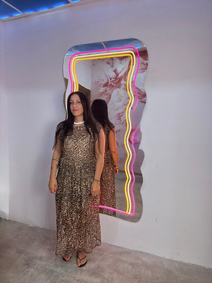 Dress Merletto Leopardato