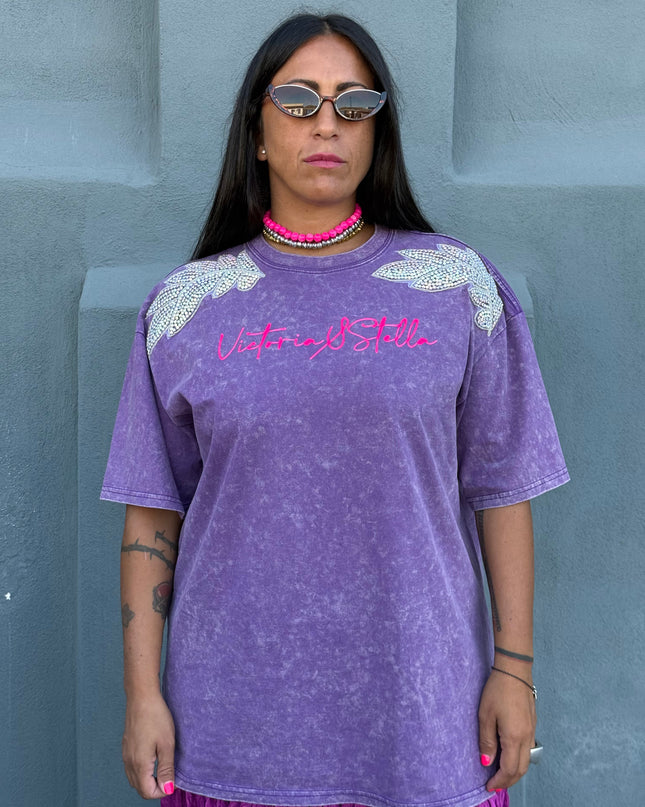 T-shirt Purple