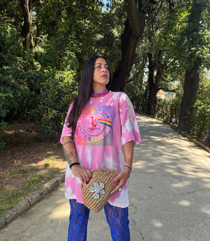 T-shirt Tie-Day Peace&Love