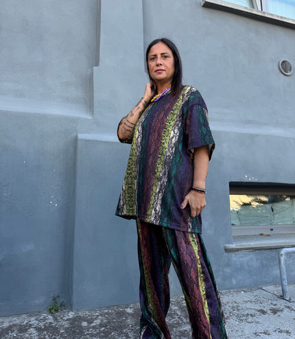 Coordinato Pitone con pantalone