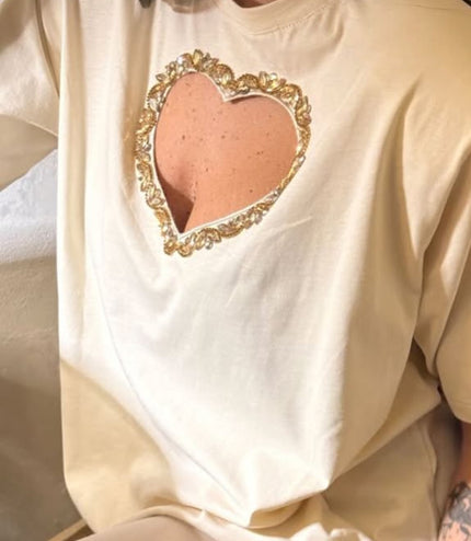 T-Shirt Cuore con spalline