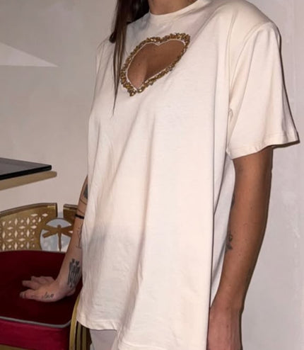 T-Shirt Cuore con spalline