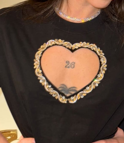 T-Shirt Cuore con spalline