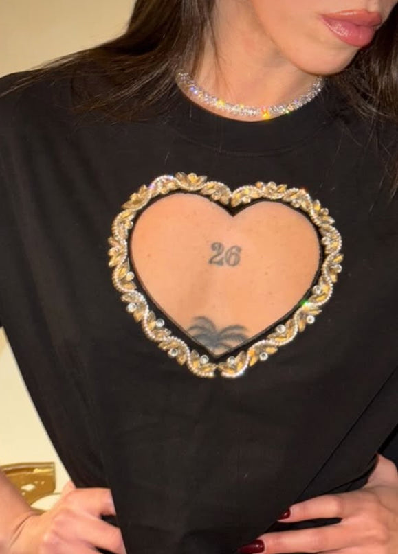 T-Shirt Cuore con spalline