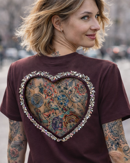 T-SHIRT CUORE (sulla schiena)