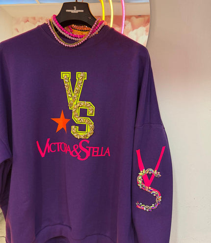 Felpa Purple Shine Street