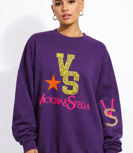 Felpa Purple Shine Street