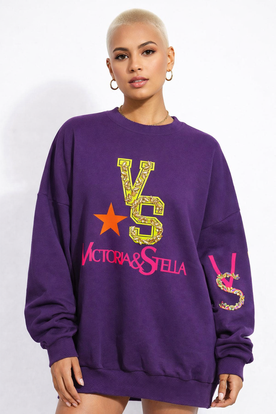 Felpa Purple Shine Street