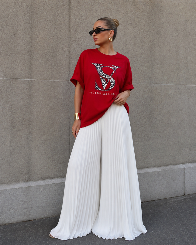 Coordinato white&red