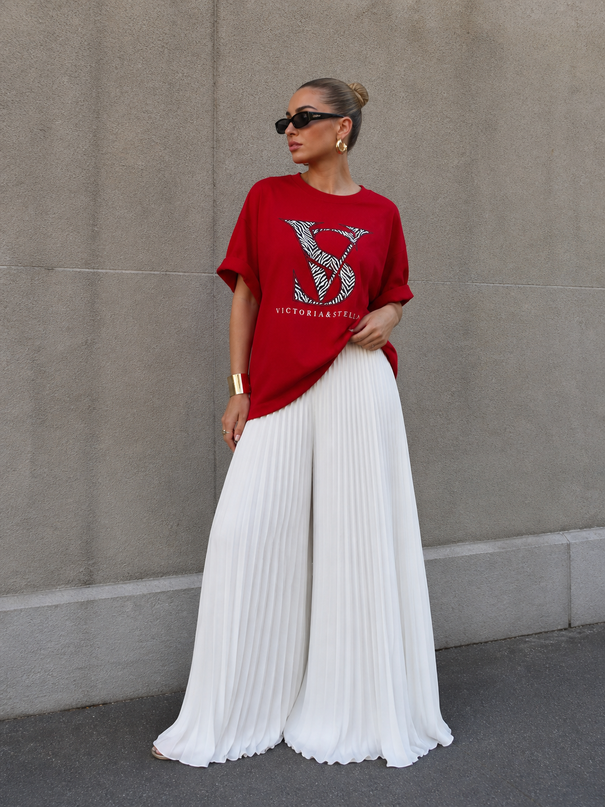 Coordinato white&red
